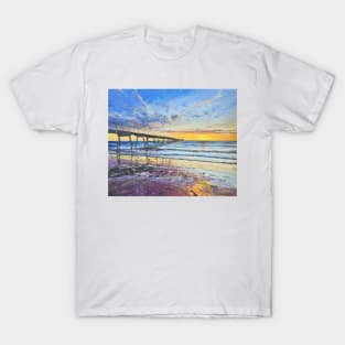 Largs Bay at sunset T-Shirt